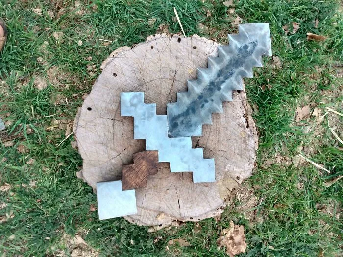Una espada real de Minecraft 