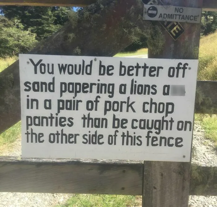 Weird Way To Threaten People