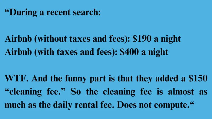 Enormous Fees