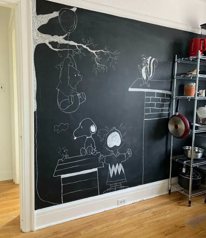 Try A Chalkboard Wall