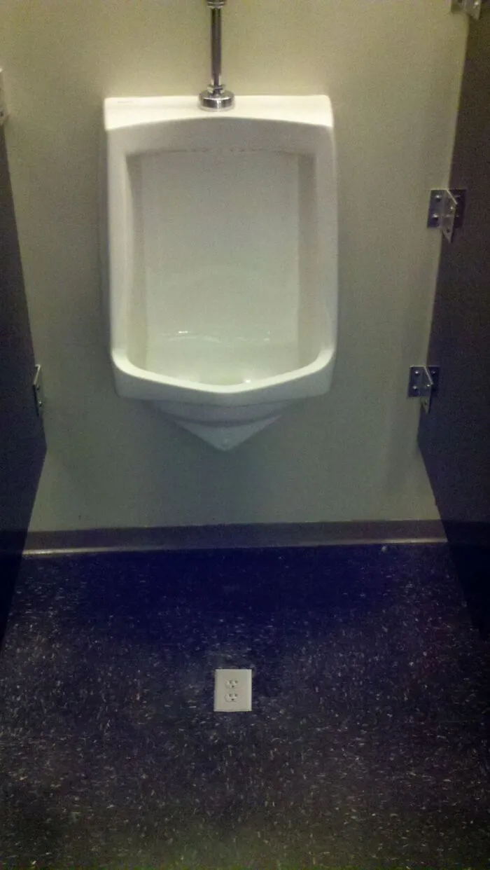This Put A Quick Stop To The Guys Who Were Carelessly Dribbling On The Floor Of Our Office Restroom