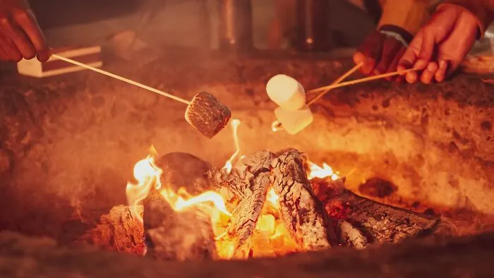 Roast Marshmallows Over A Fire And Make S'mores