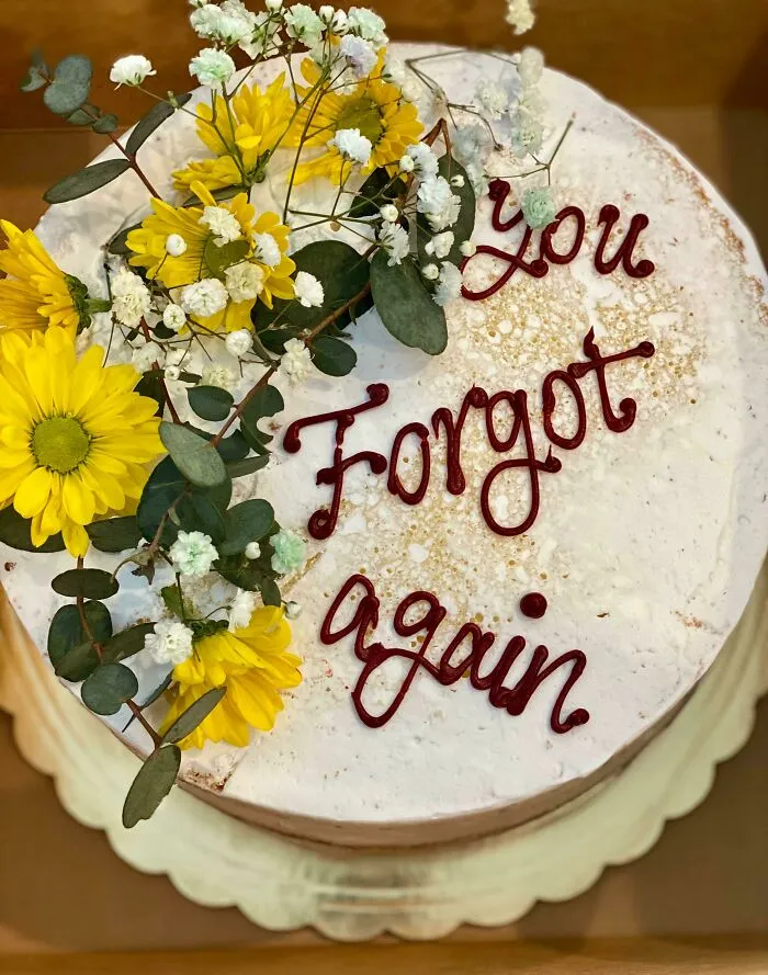 I Picked Up A Fancy Cake For My Husband On Our Anniversary