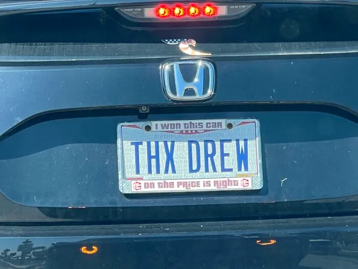 Stuck Behind A “The Price Is Right” Winner In Traffic Today