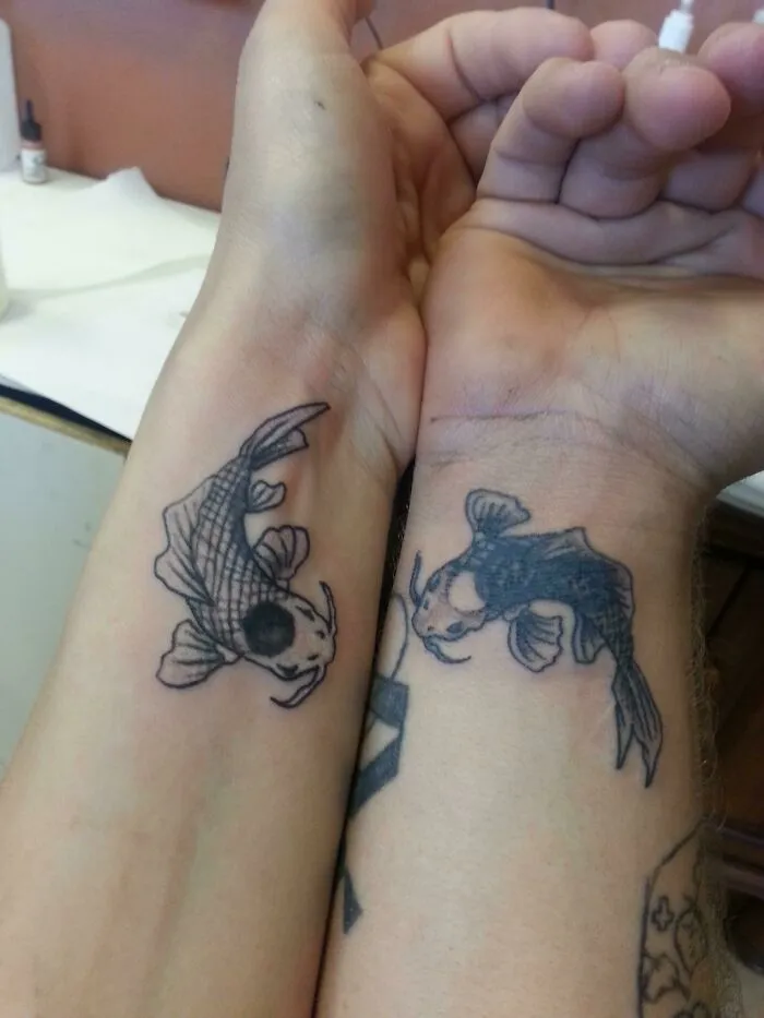 Couple Wrists Tattoo