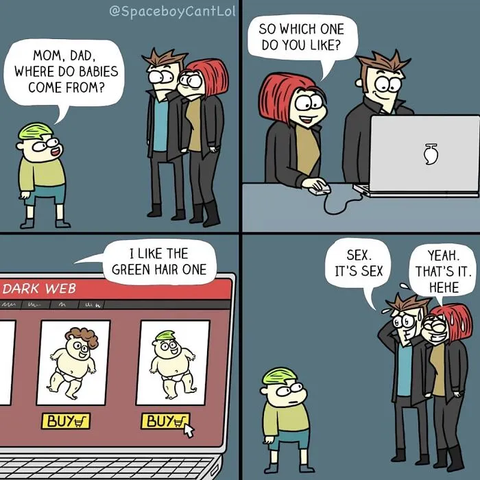50 Funny Comics With Unexpected, Sometimes Dark Endings By SpaceboyCantLOL (New Pics)