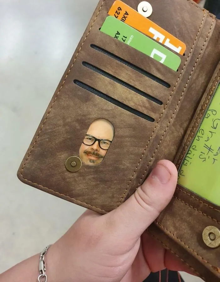 My Mom Had A Pic Of My Dad In Her Wallet Like This