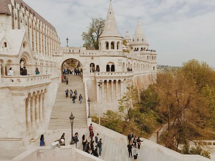 Buda Castle during the fall 