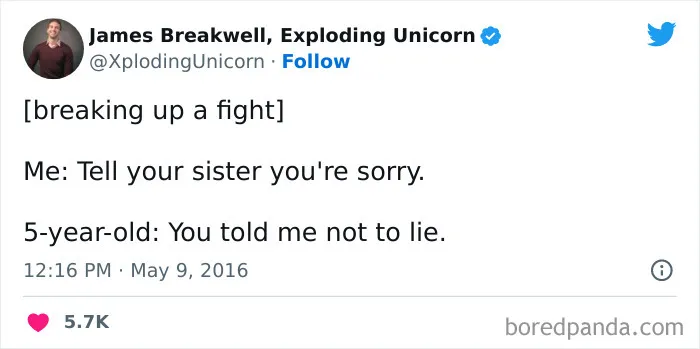 50 Hilarious Tweets From Parents That Sum Up What It’s Like Having To Raise Siblings