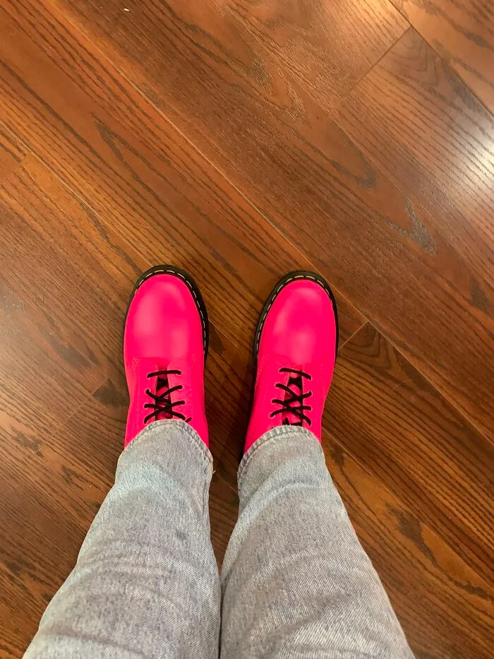 My Hot Pink Doc Martens. I Don’t Have Any Great Pictures Of Them, Sorry