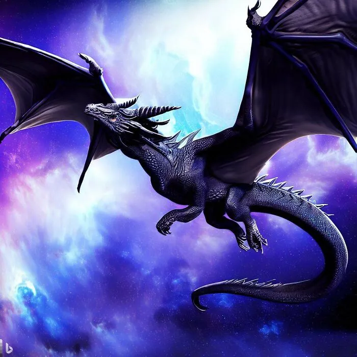 Black Space Dragon