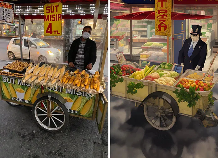 Fried Corn In Istanbul