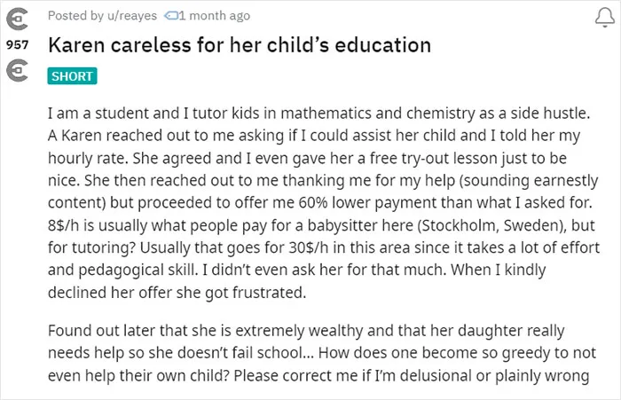 She Would Probably Not Pay Either