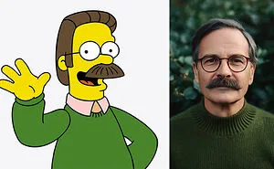 19 AI-Generated Portraits Of Characters From The Simpsons If They Existed In Real Life
