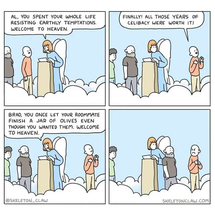 27 Funny And Sometimes A Little Dark Comics By Skeleton Claw (New Pics)
