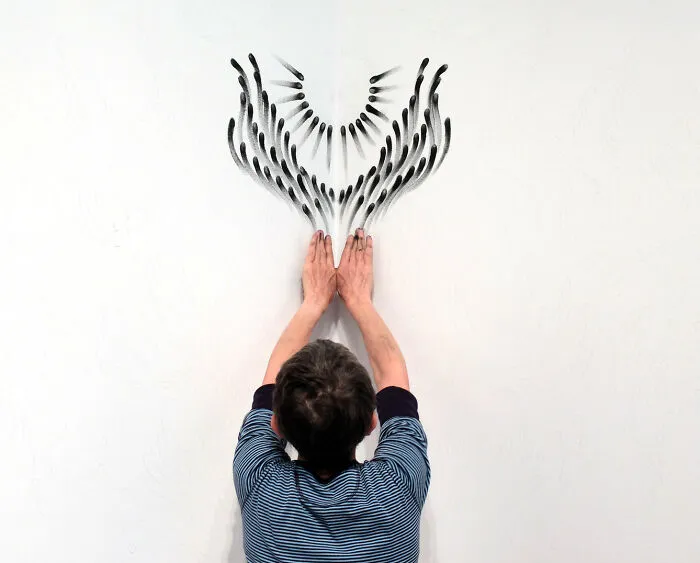 30 Incredible Drawings That Were Painted With Nothing But Fingers And Charcoal Dust By Judith Braun