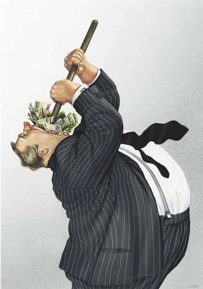 Lo que está mal con la sociedad actual captado en 28 nuevas y honestas ilustraciones de Gerhard Haderer