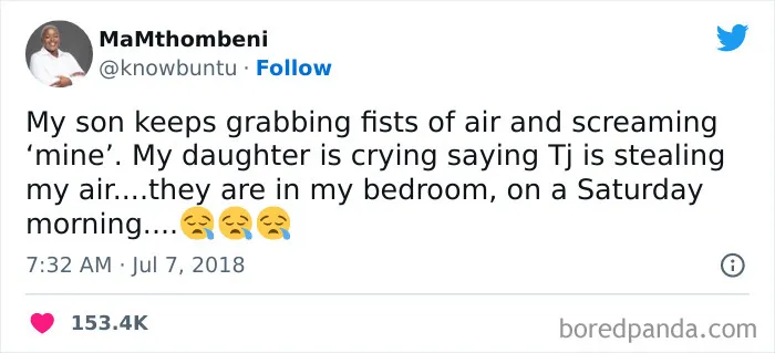 50 Hilarious Tweets From Parents That Sum Up What It’s Like Having To Raise Siblings