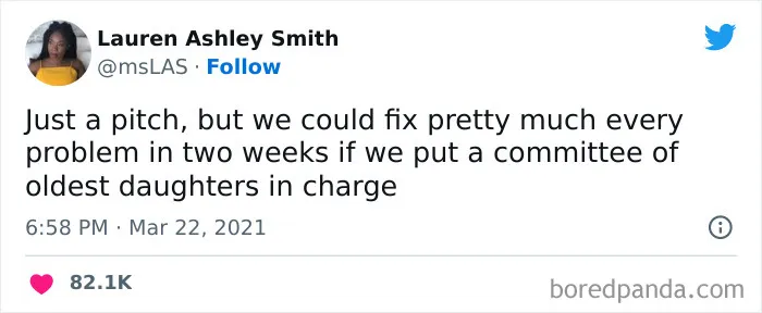 40 Unhinged Tweets From Eldest Daughters Who’ve Had Enough