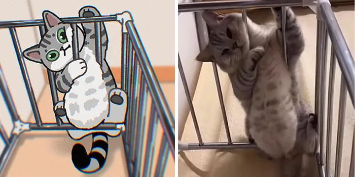 Funny Images Of Cats Found On The Internet Get Transformed Into Cute Illustrations By This Artist (31 Pics)