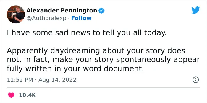 30 Comically Spot-On Tweets About Writing, Reading, And Everything In Between, As Pointed Out By This Author