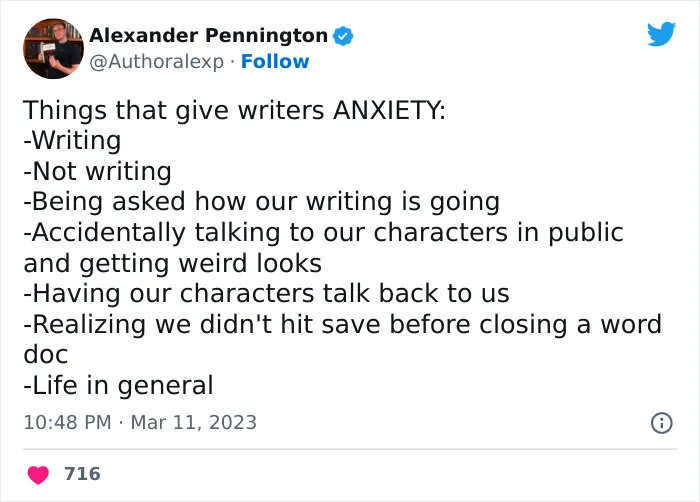 30 Comically Spot-On Tweets About Writing, Reading, And Everything In Between, As Pointed Out By This Author