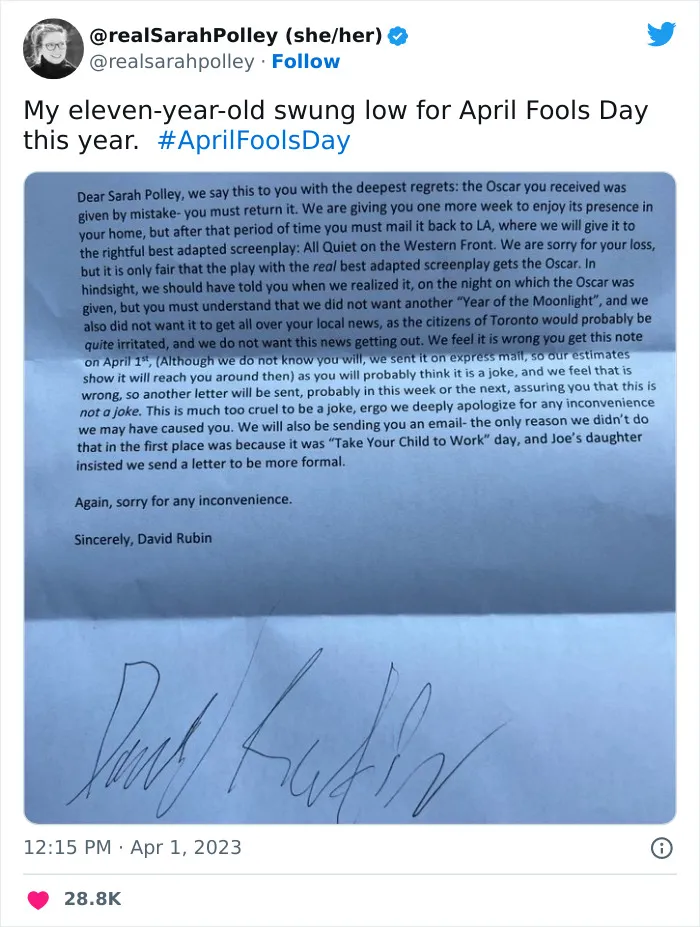 30 Of The Best April Fools’ Pranks And Jokes By Celebs And Brands This Year