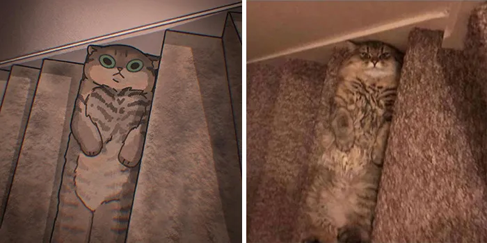 Funny Images Of Cats Found On The Internet Get Transformed Into Cute Illustrations By This Artist (31 Pics)