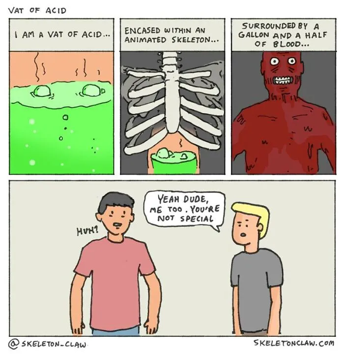 27 Funny And Sometimes A Little Dark Comics By Skeleton Claw (New Pics)