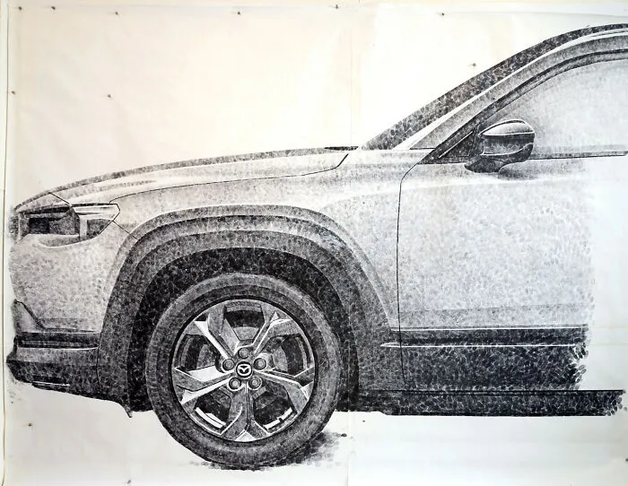 30 Incredible Drawings That Were Painted With Nothing But Fingers And Charcoal Dust By Judith Braun