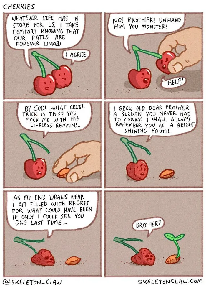 27 Funny And Sometimes A Little Dark Comics By Skeleton Claw (New Pics)
