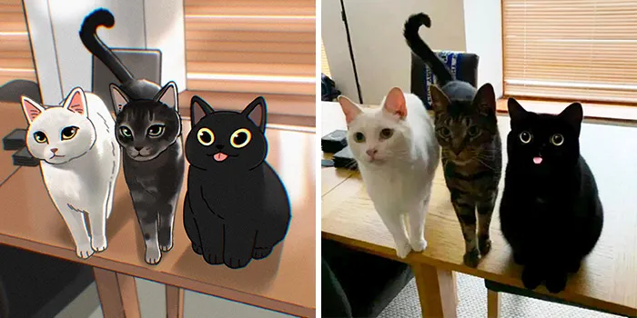 Funny Images Of Cats Found On The Internet Get Transformed Into Cute Illustrations By This Artist (31 Pics)