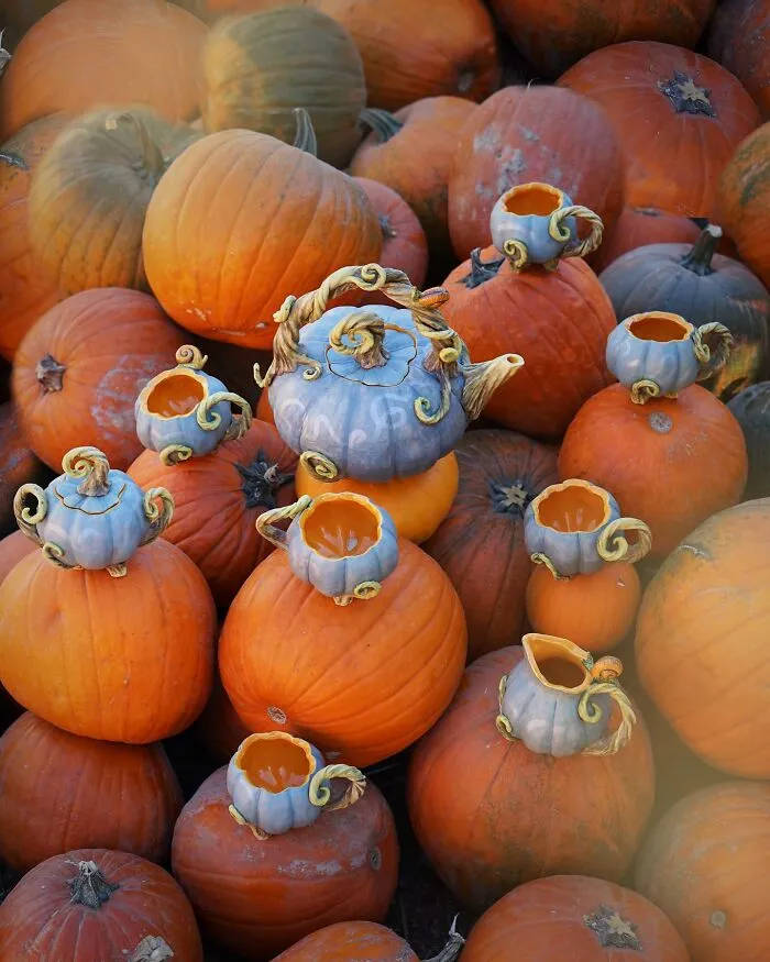 Pumpkin Tea Set
