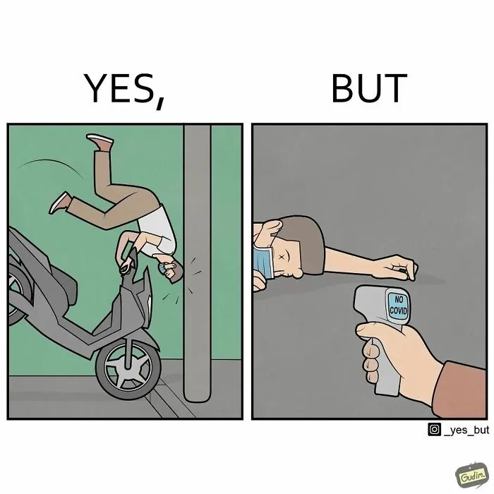 “Yes, But”: 35 Illustrations That Depict Our Society’s Contradictions (New Pics)