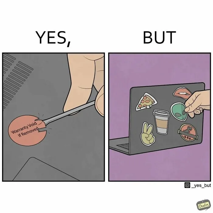 “Yes, But”: 35 Illustrations That Depict Our Society’s Contradictions (New Pics)