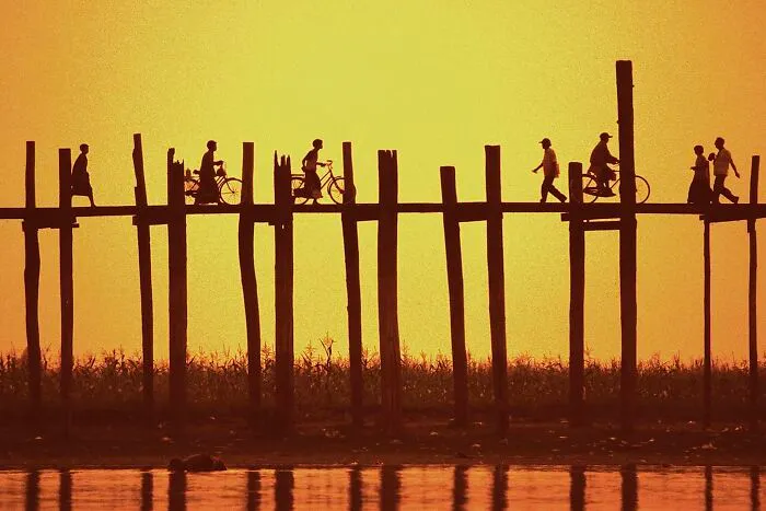 Puente U Bein, Mandalay, Myanmar