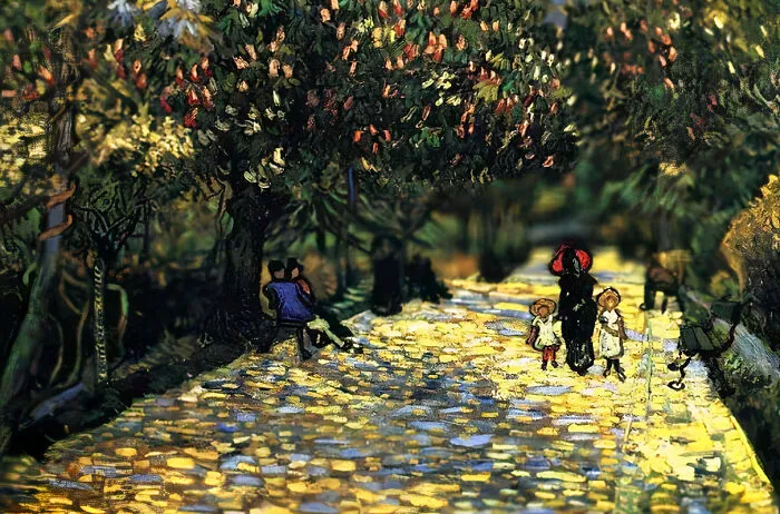 Red Chestnuts In The Public Park At Arles, 1889