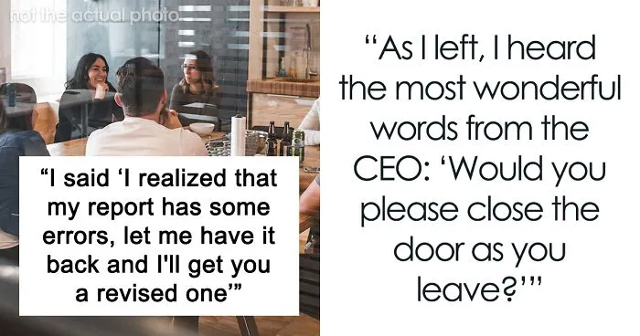 "She Marched Straight Into The CEO’s Office”: Woman Presents Coworker's Work As Her Own, Gets Exposed Right In Front Of The CEO