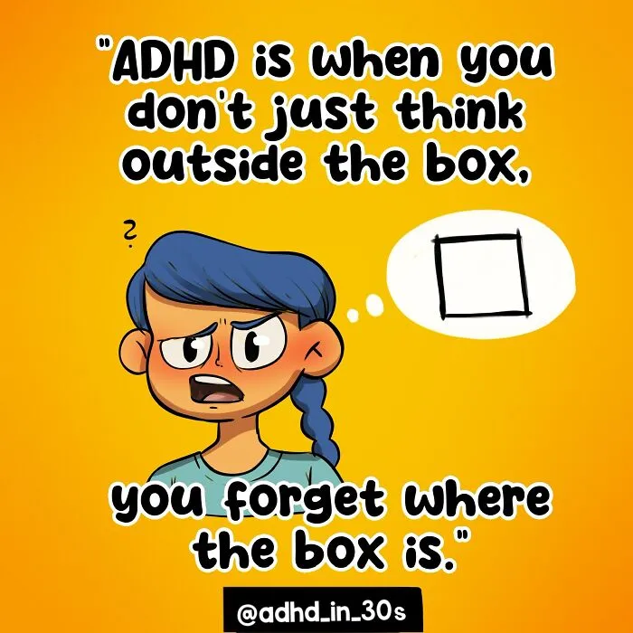 I Make Relatable Comics To Explain What It Is Like To Live With ADHD And Autism (24 Pics)