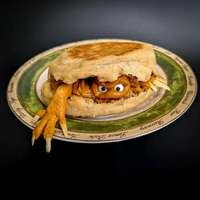 35 Humorous Food Art That This Artist Made By Adding Funny Faces On Top Of Her Creations