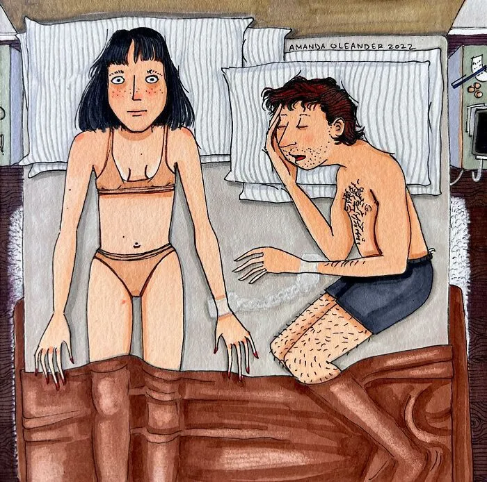 The Unspoken Side Of Long-Term Relationships: 30 Honest Illustrations By Amanda Oleander (New Pics)