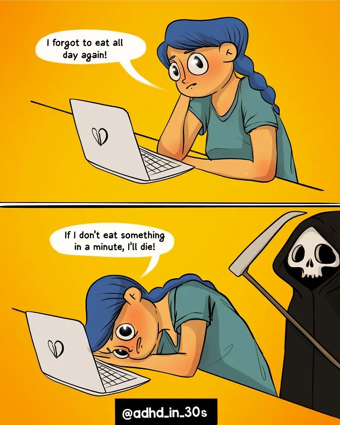 I Make Relatable Comics To Explain What It Is Like To Live With ADHD And Autism (24 Pics)