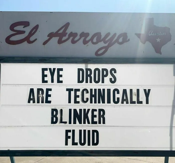 20 Divertidísimos carteles de nuestro restaurante favorito 'El Arroyo', en Texas