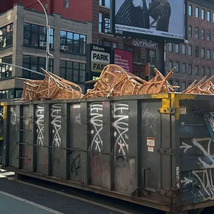 Would We Recommend Dumpster Diving For One Chair? Probably Not. But What About Potentially Hundreds? Over Centre Street And Canal