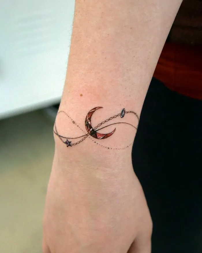 Infinity Bracelet Wrist Tattoo
