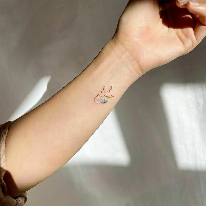 Small Cup Of Tea Tattoo