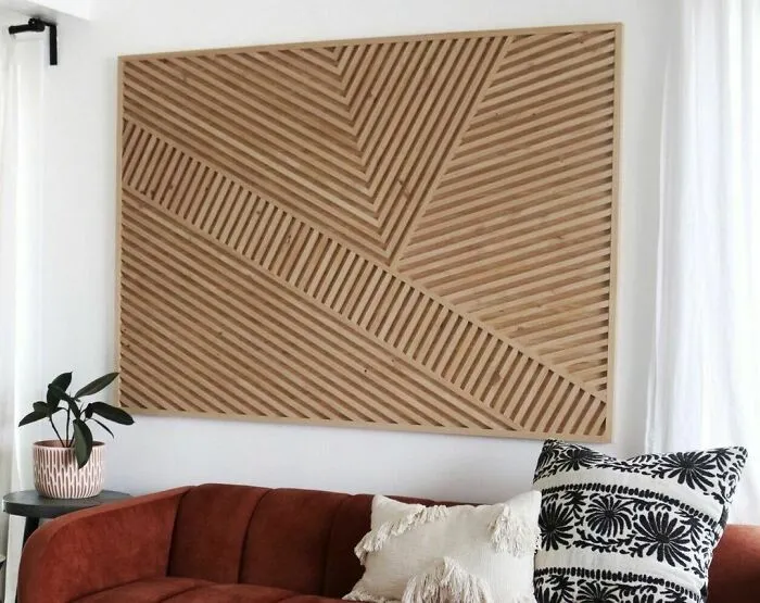 Abstract Wood Wall Art