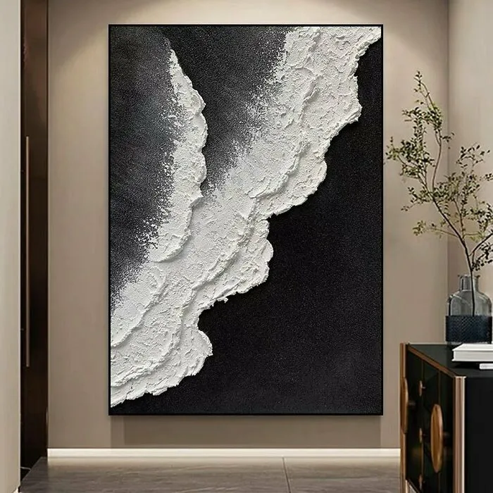 "Painted Monochrome Canvas"