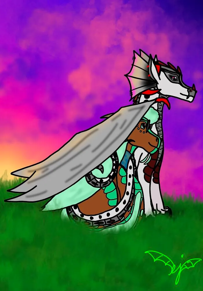 This One I Did A Few Days Ago Of My Oc’s Pluff Mud (The Little One) And Ghost Orchid (The Tall One)