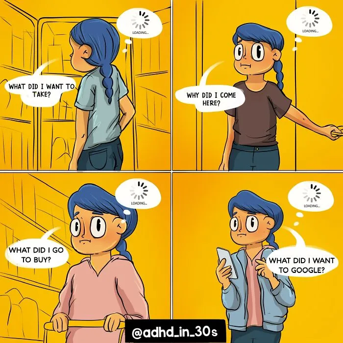 I Make Relatable Comics To Explain What It Is Like To Live With ADHD And Autism (24 Pics)